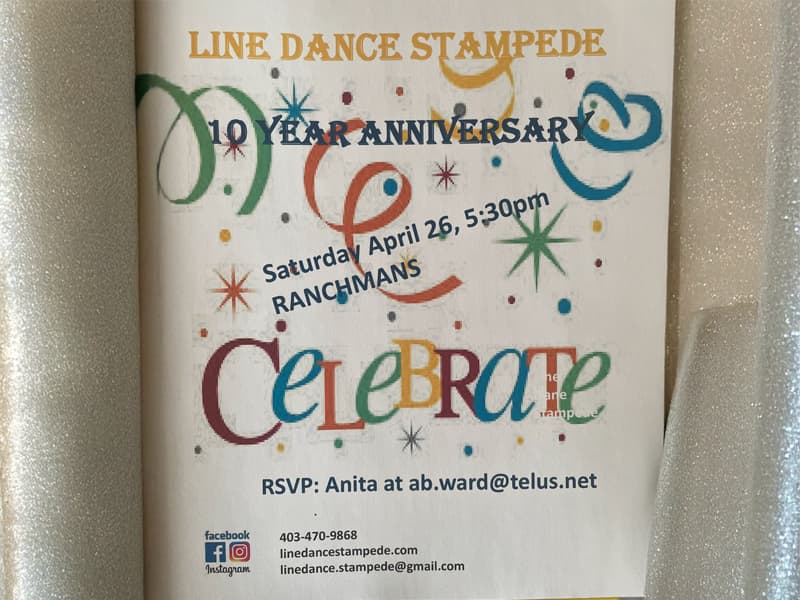 Celebrating 10 years of Line Dance Stampede!